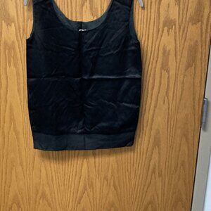 Levante black silk tank sz small